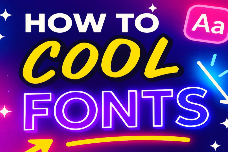 How to Get Cool Fonts