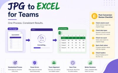 JPG to Excel for Teams: One Process, Consistent Results