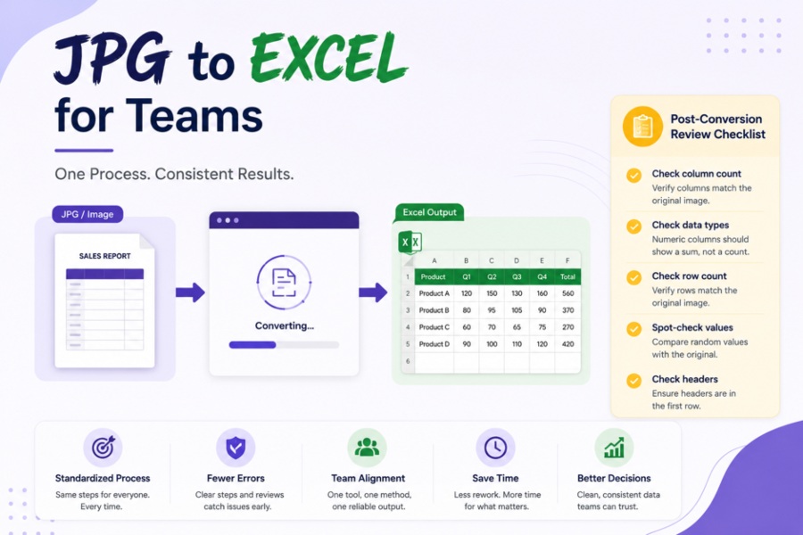 JPG to Excel for Teams